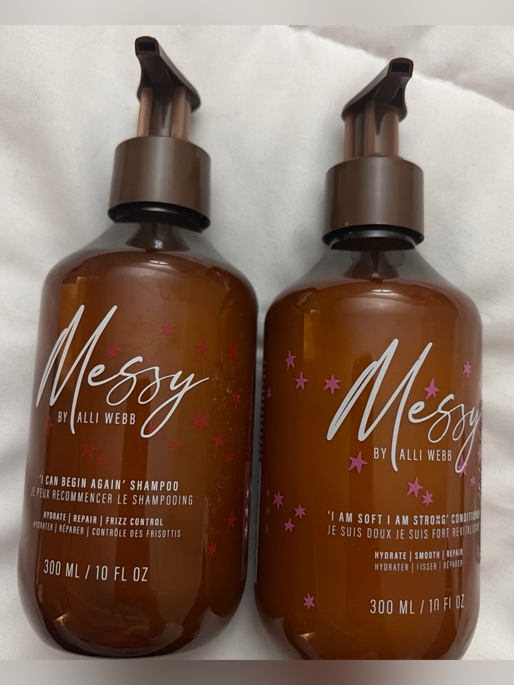 Messy by Alli Webb I Can Begin Again Shampoo/I Am Soft I Am Strong Conditioner